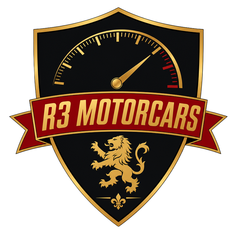 R3 Motorcars shield logo