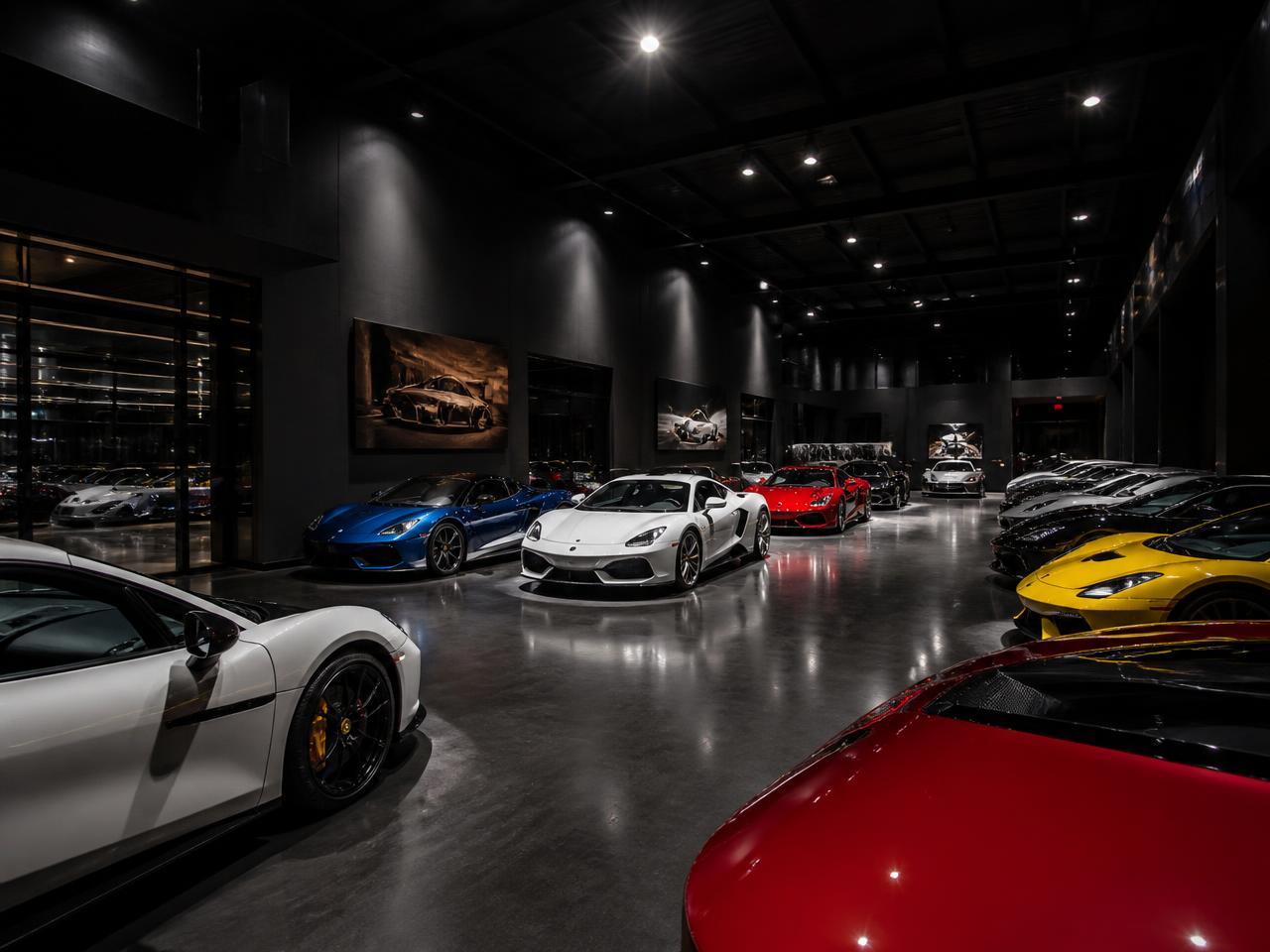 R3 Motorcars 12,000 sqft climate-controlled showroom in Naples, Florida